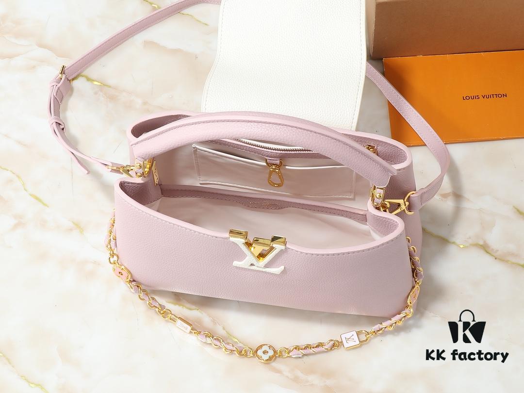 69306289f09edb6de4c50a01 Upgraded Original M23949 M23950 M24471 M23951 Capucines Medium Handbag