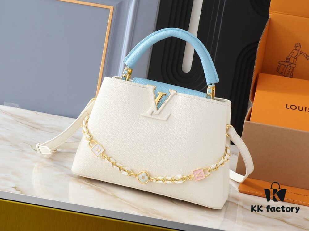 6930628cf09edb6de4c50a09 Upgraded Original M23949 M23950 M24471 M23951 Capucines BB Bag with Lovelock Chain