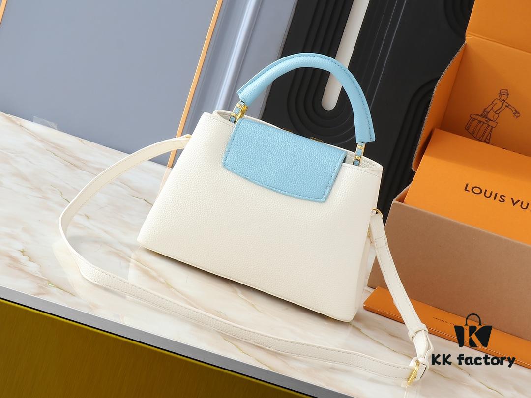 6930628ef09edb6de4c50a0e Upgraded Original M23949 M23950 M24471 M23951 Capucines BB Bag with Lovelock Chain