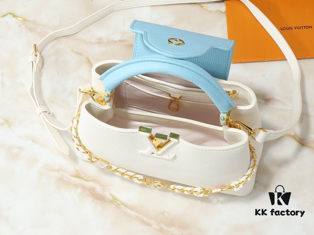 6930628ff09edb6de4c50a11 Upgraded Original M23949 M23950 M24471 M23951 Capucines BB Bag with Lovelock Chain