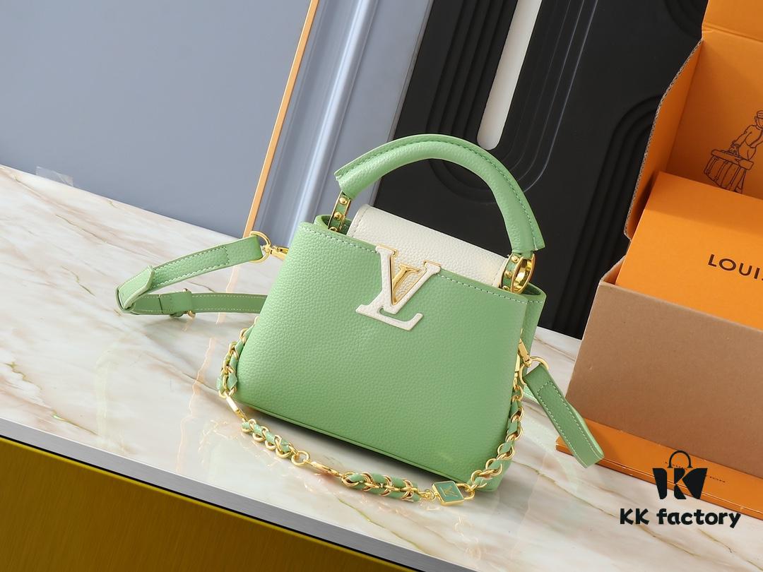 69306292f09edb6de4c50a1c Upgraded Original M23949 M23950 M24471 M23951 Capucines Mini Handbag
