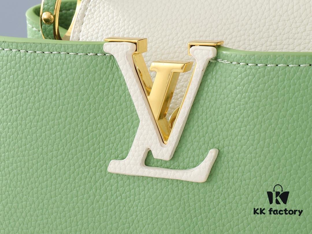 69306297f09edb6de4c50a28 Upgraded Original M23949 M23950 M24471 M23951 Capucines BB Handbag with Elegant Lovelock Chain