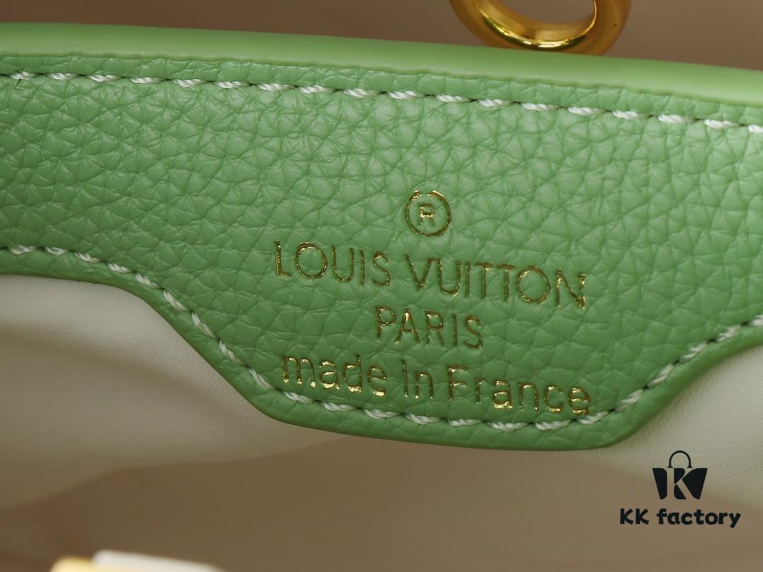 69306299f09edb6de4c50a2a Upgraded Original M23949 M23950 M24471 M23951 Capucines BB Handbag with Elegant Lovelock Chain