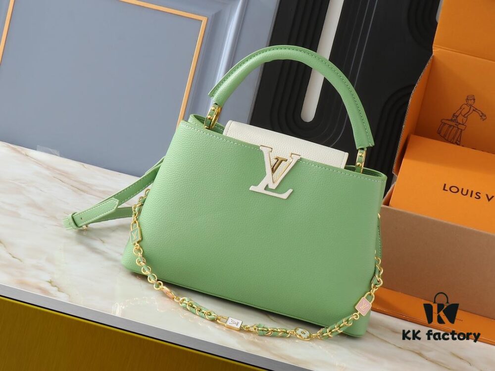 69306299f09edb6de4c50a2c Upgraded Original M23949 M23950 M24471 M23951 Capucines Medium Handbag