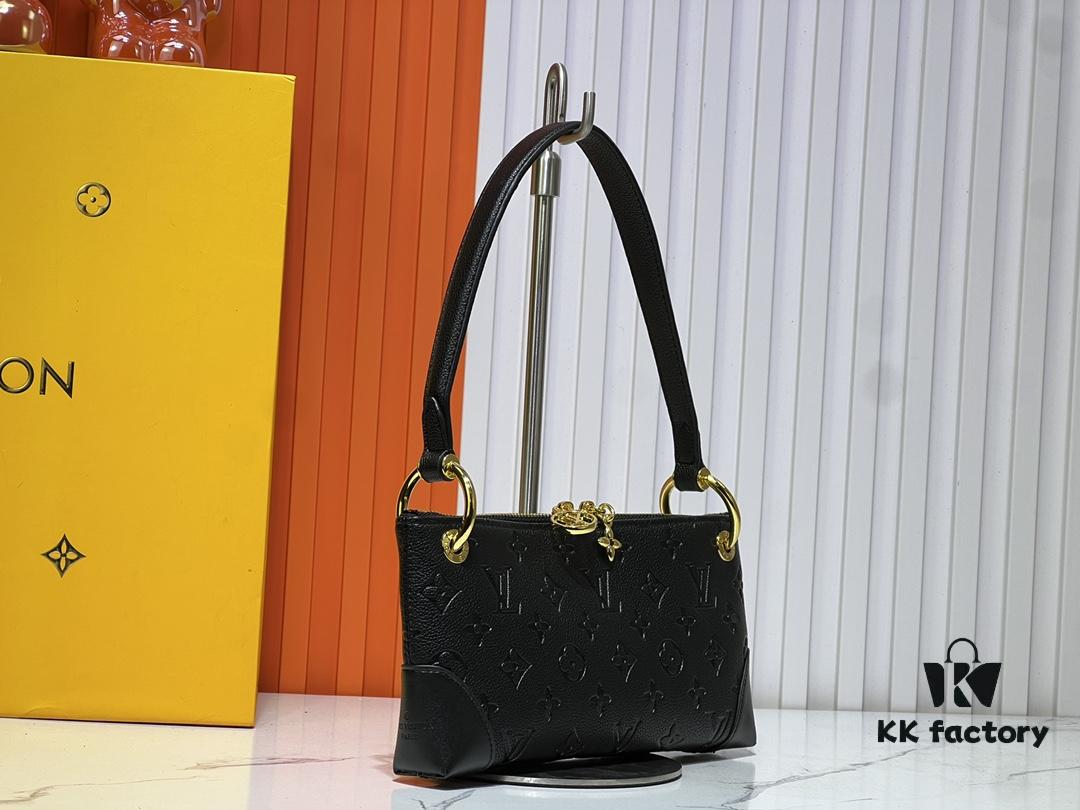 693062a4f09edb6de4c50a47 Upgraded Original M12174 Pochette Sèvres from LV Ski Collection in Sleek Gunmetal Tone