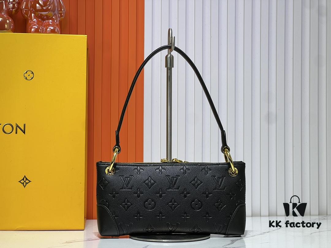 693062a5f09edb6de4c50a4a Upgraded Original M12174 Pochette Sèvres from LV Ski Collection in Sleek Gunmetal Tone