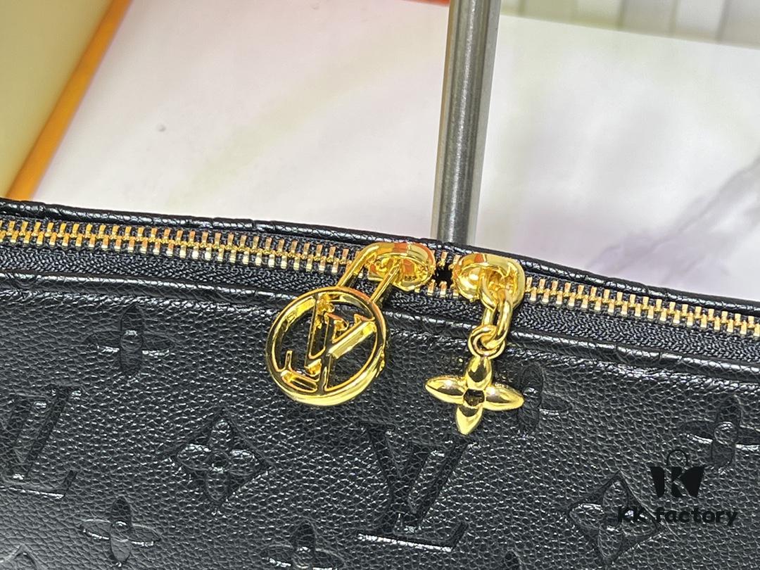693062a6f09edb6de4c50a4c Upgraded Original M12174 Pochette Sèvres from LV Ski Collection in Sleek Gunmetal Tone