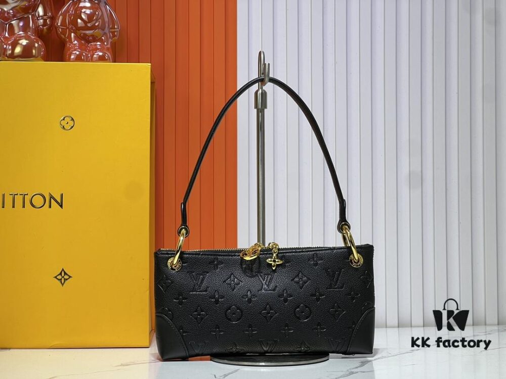Upgraded Original M12174 Pochette Sèvres from LV Ski Collection in Sleek Gunmetal Tone