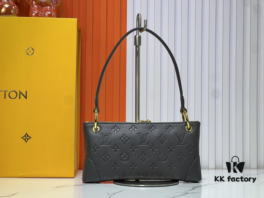 693062aef09edb6de4c50a5e Upgraded Original M12174 This Pochette Sèvres Belongs to the LV Ski Collection, Ready to Shine in a 'Sparkling' Gunmetal Tone