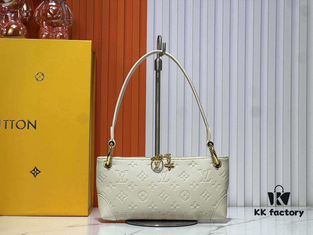 693062b0f09edb6de4c50a63 Upgraded Original M12174 Pochette Sèvres from LV Ski Collection in Shiny Gunmetal Tone