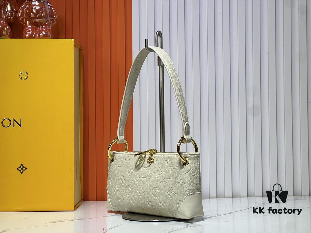 693062b1f09edb6de4c50a65 Upgraded Original M12174 Pochette Sèvres from LV Ski Collection in Shiny Gunmetal Tone
