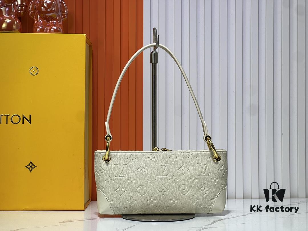 693062b1f09edb6de4c50a66 Upgraded Original M12174 Pochette Sèvres from LV Ski Collection in Shiny Gunmetal Tone