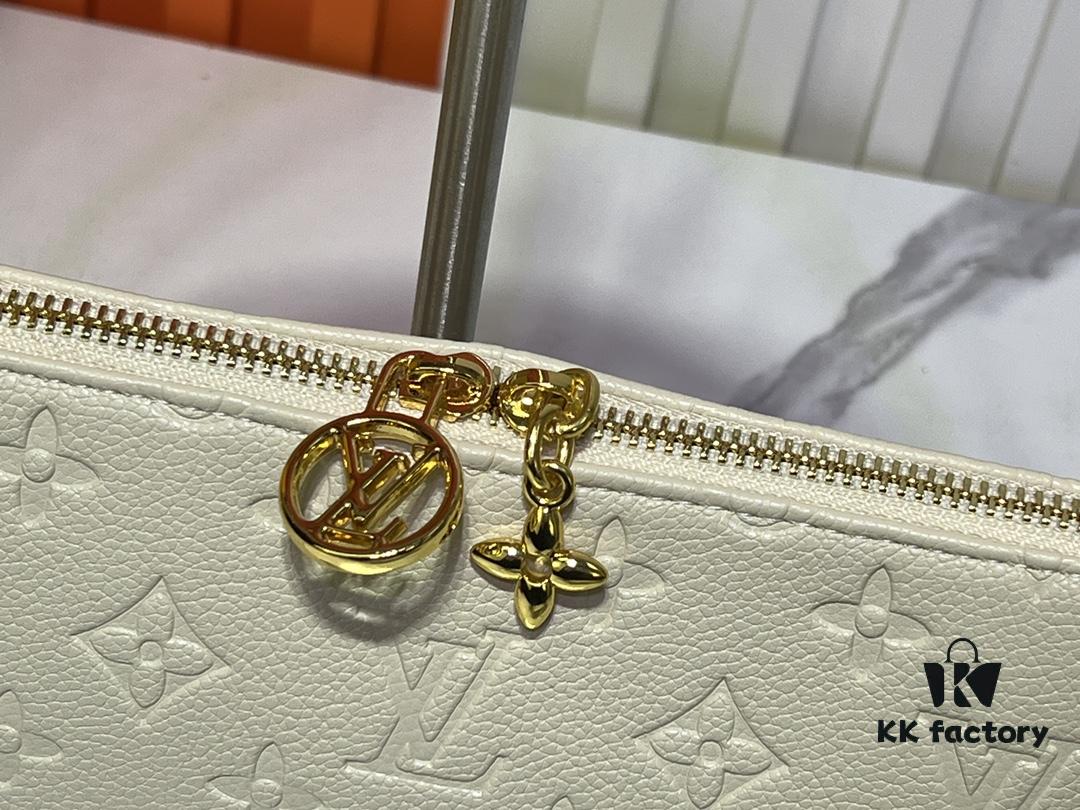 693062b3f09edb6de4c50a6b Upgraded Original M12174 Pochette Sèvres from LV Ski Collection in Shiny Gunmetal Tone