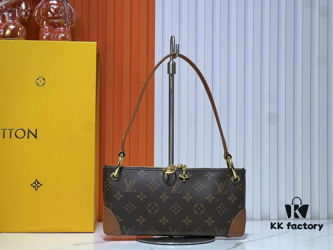 693062b4f09edb6de4c50a6d Upgraded Original M12174 This Pochette Sèvres Belongs to the LV Ski Collection, Ready to Shine in a 'Sparkling' Gunmetal Tone