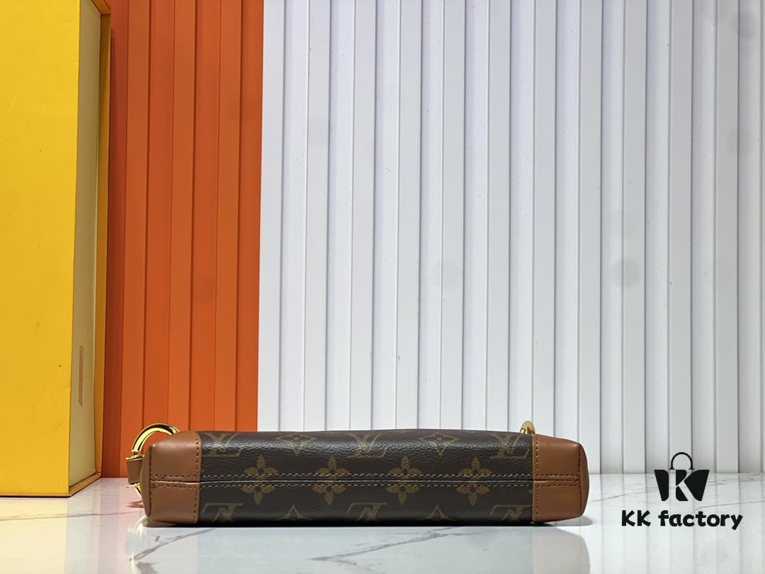 693062b5f09edb6de4c50a6f Upgraded Original M12174 This Pochette Sèvres Belongs to the LV Ski Collection, Ready to Shine in a 'Sparkling' Gunmetal Tone