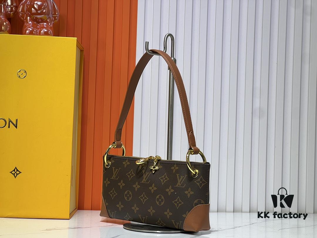 693062b5f09edb6de4c50a70 Upgraded Original M12174 This Pochette Sèvres Belongs to the LV Ski Collection, Ready to Shine in a 'Sparkling' Gunmetal Tone