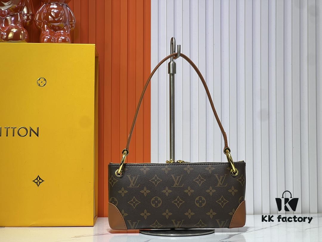 693062b6f09edb6de4c50a71 Upgraded Original M12174 This Pochette Sèvres Belongs to the LV Ski Collection, Ready to Shine in a 'Sparkling' Gunmetal Tone