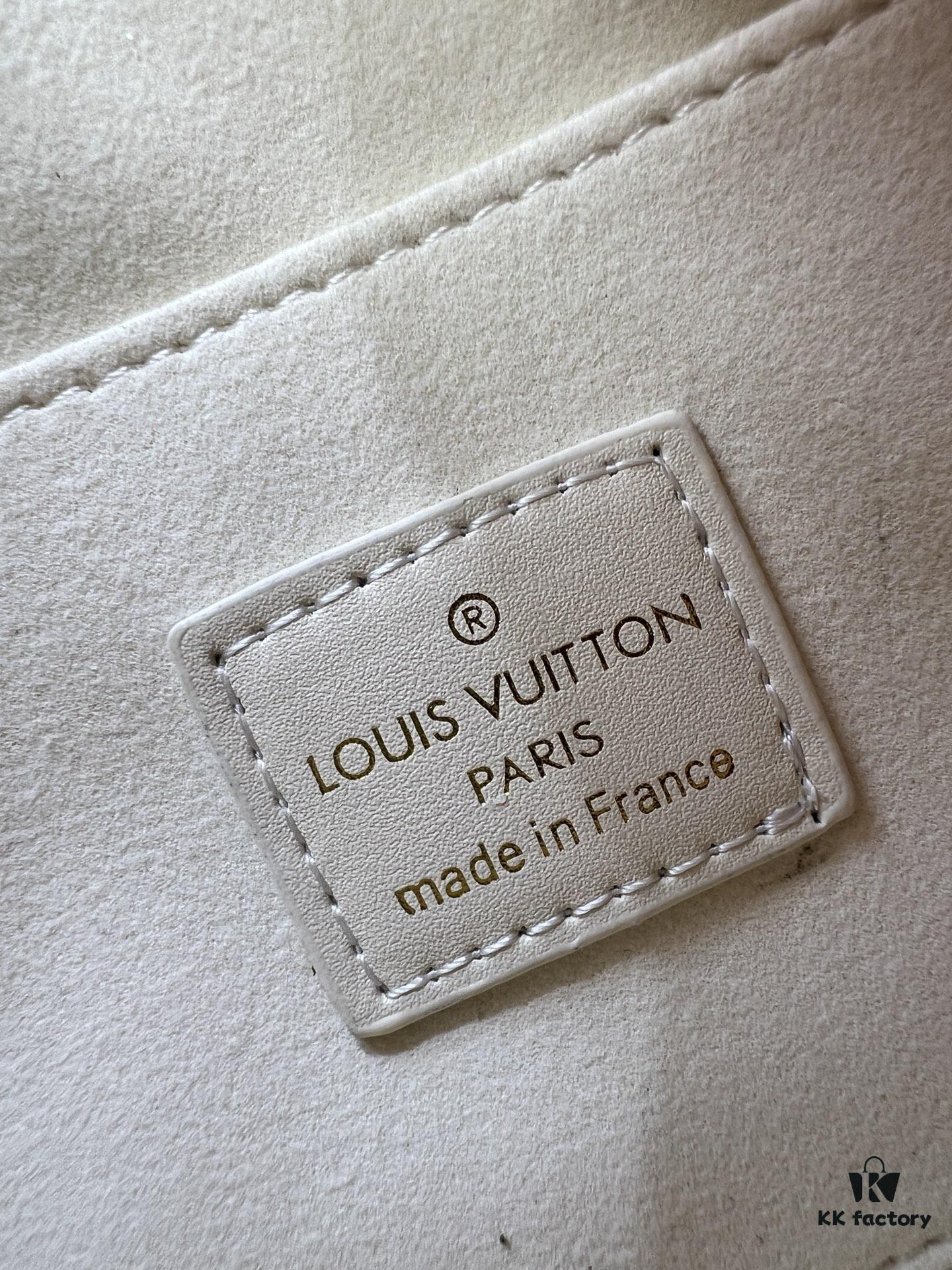 693062b6f09edb6de4c50a74 Upgraded Original M12174 Pochette Sèvres from LV Ski Collection in Shiny Gunmetal Tone