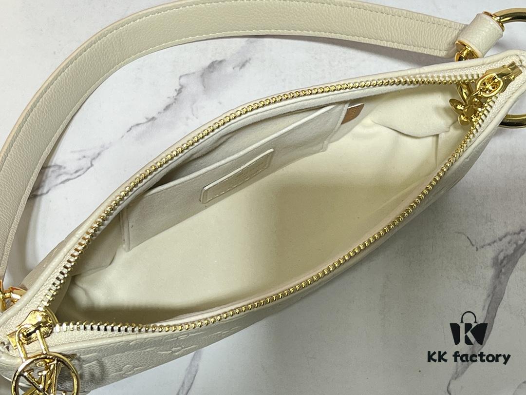 693062b7f09edb6de4c50a77 Upgraded Original M12174 Pochette Sèvres from LV Ski Collection in Shiny Gunmetal Tone