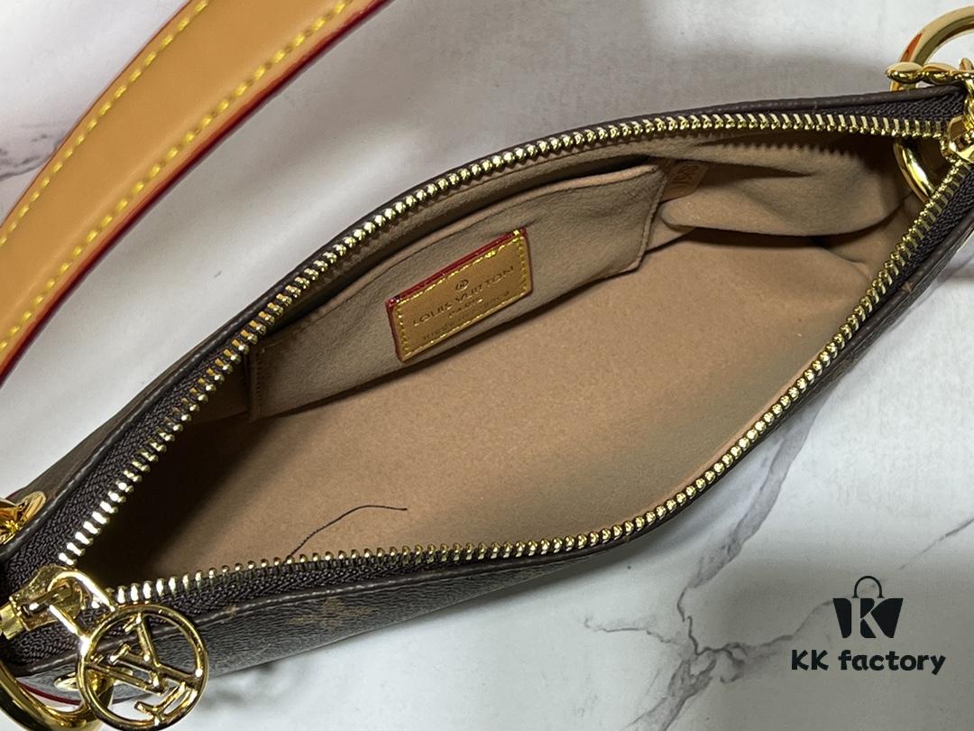 693062bbf09edb6de4c50a7d Upgraded Original M12174 This Pochette Sèvres Belongs to the LV Ski Collection, Ready to Shine in a 'Sparkling' Gunmetal Tone