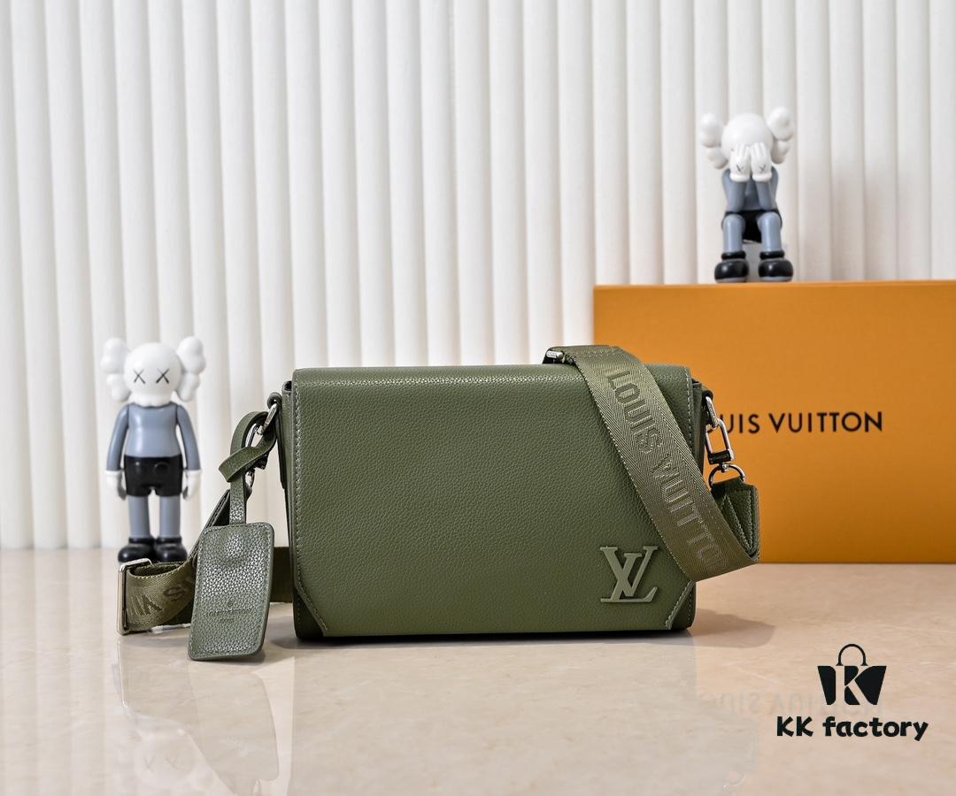Upgraded Original [Takeoff Small Aer Messenger Bag] M25125 24769 57080 Black Military Green