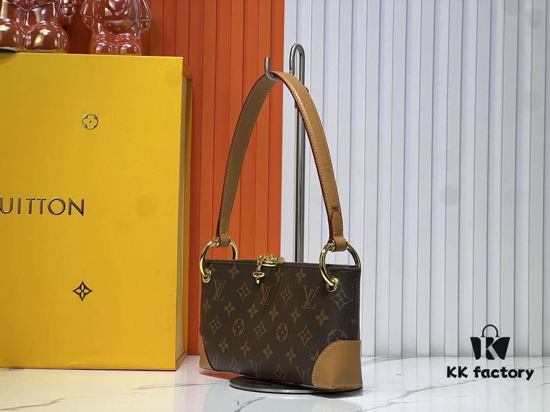 693062c2f09edb6de4c50a90 Upgraded Original M12174 This Pochette Sèvres Belongs to the LV Ski Collection, Ready to Shine in a 'Sparkling' Gunmetal Tone