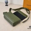 Upgraded Original [Takeoff Small Aer Messenger Bag] M25125 24769 57080 Black Military Green
