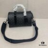 693062e1f09edb6de4c50acd New September Arrival CT840 Unisex Classic Logo Canvas Texture Gotham 24-inch Travel Bag – LV24 Alternative Pillow Bag, Couples Style Compatible, Coated Canvas with Cow Leather Trim