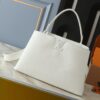 693062f6f09edb6de4c50af8 Upgraded Original M24880 M24879 M24620 M24607 Black Out Capucines Souple Large Handbag