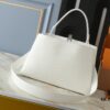 693062f6f09edb6de4c50af9 Upgraded Original M24880 M24879 M24620 M24607 Black Out Capucines Souple Large Handbag