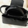 693062fef09edb6de4c50b07 Upgraded Original M24880 M24879 M24620 M24607 Black Out Capucines Souple Large Handbag