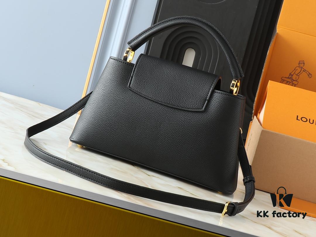 693062fff09edb6de4c50b0b Upgraded Original M24664 M24671 M24666 Capucines East West Medium Handbag from LV Crush Collection