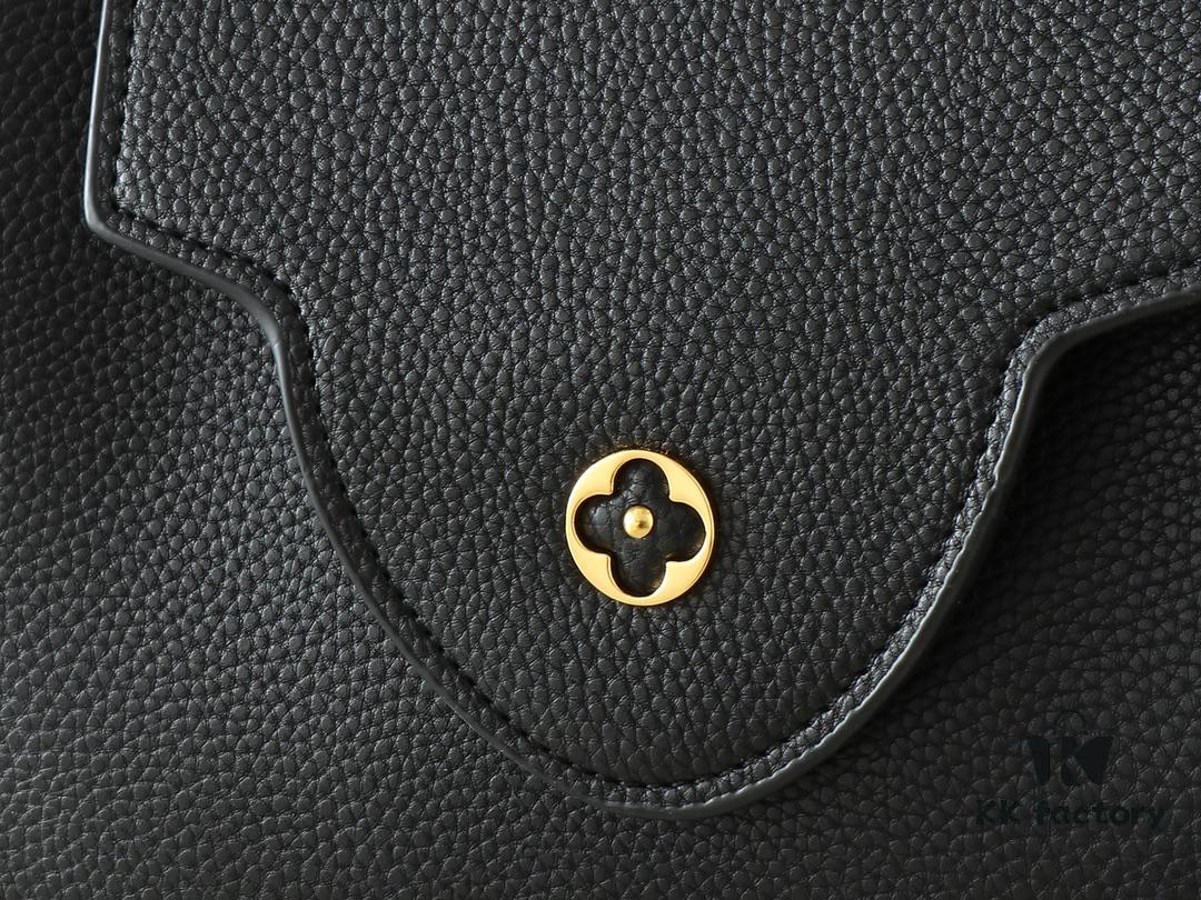 69306303f09edb6de4c50b17 Upgraded Original M24664 M24671 M24666 Capucines East West Medium Handbag from LV Crush Collection