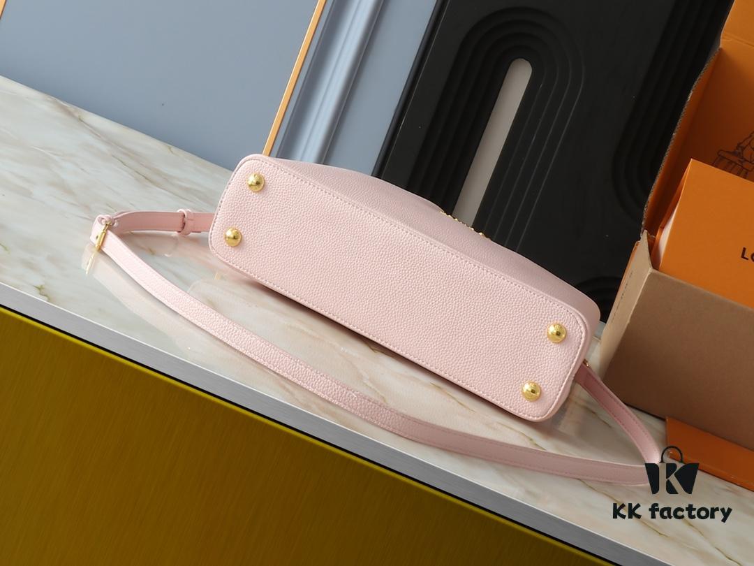 Upgraded Original M24664 M24671 M24666 Capucines East West Medium Handbag from LV Crush Collection