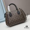 6930631bf09edb6de4c50b4c New LV Monogram Leather Handheld, Shoulder and Crossbody Bag Model 58188