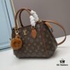 6930631cf09edb6de4c50b50 New LV Monogram Leather Handheld Shoulder Crossbody Bag Model 58188, Long Strap Included, 2022 New Fashion Women's Bag with Large Capacity