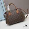 6930631df09edb6de4c50b53 New LV Monogram Leather Handheld Shoulder Crossbody Bag Model 58188, Long Strap Included, 2022 New Fashion Women's Bag with Large Capacity