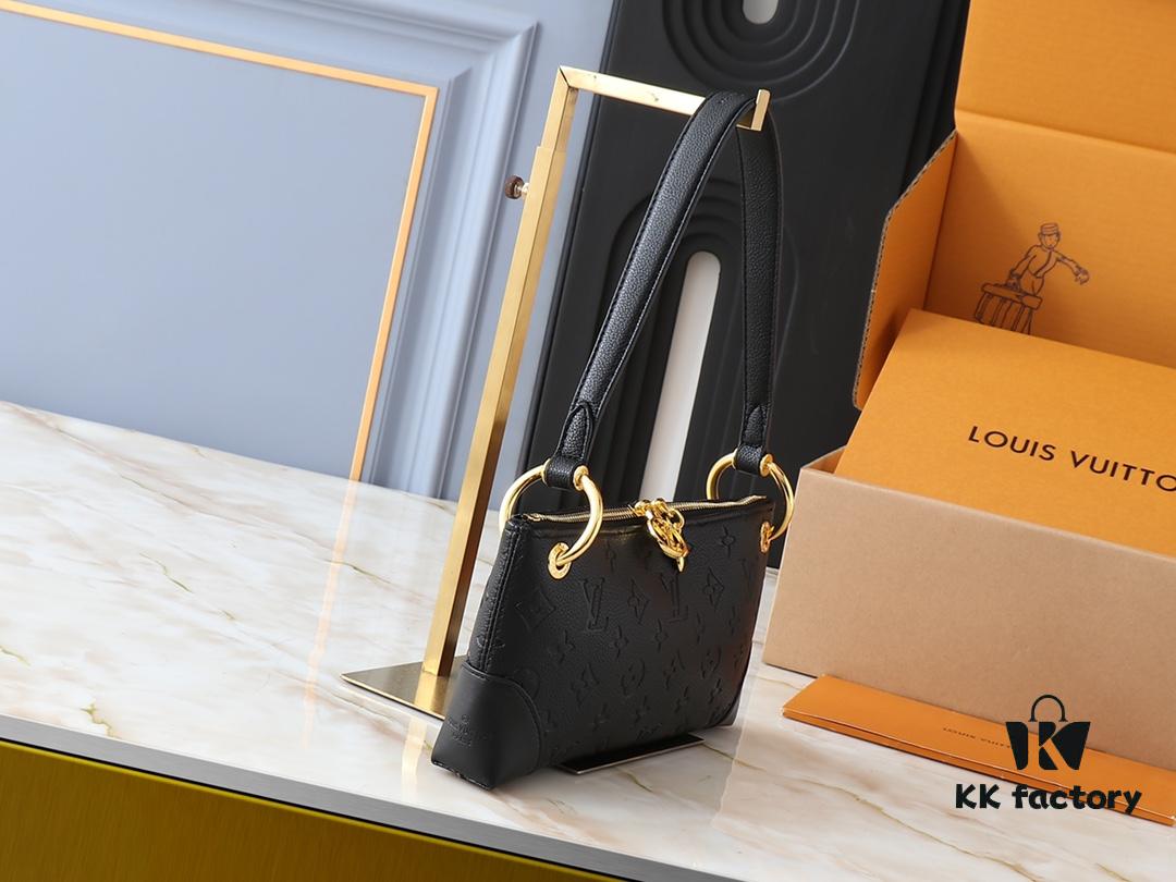 6930632bf09edb6de4c50b7a Upgraded Original M12174 Pochette Sèvres from LV Ski Collection in Shiny Gunmetal Tone