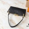 6930632bf09edb6de4c50b7c Upgraded Original M12174 Pochette Sèvres from LV Ski Collection in Shiny Gunmetal Tone