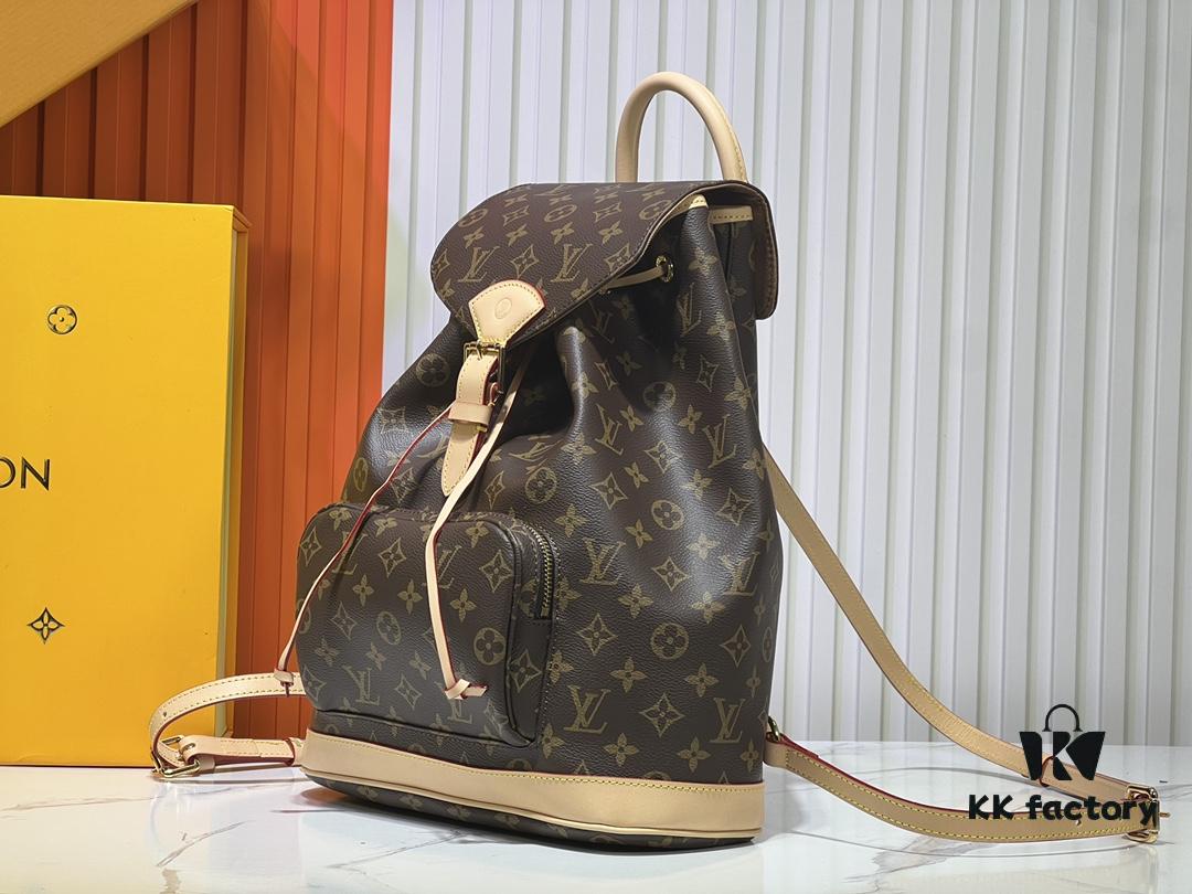 693064076e68136f4d9a43e9 M11197 Upgraded Color-Changing Leather Nicolas Ghesquière Montsouris Medium Backpack