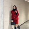 Chanel Coco Handle in Black Shiny Calfskin with Red Handle