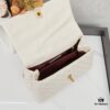 693064216e68136f4d9a441a New Arrival with Box Chanel Coco Handle Black Calfskin Red Handle