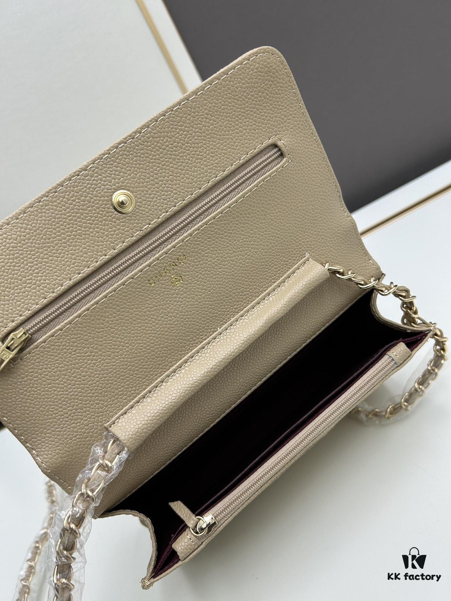 693064226e68136f4d9a441c Chanel WOC Classic Fortune Bag with Box (33814 Ball Texture) - Can Be Worn as Crossbody, Shoulder or Clutch