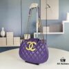 693064266e68136f4d9a4424 Large Chanel 24C Vintage Messenger Bag