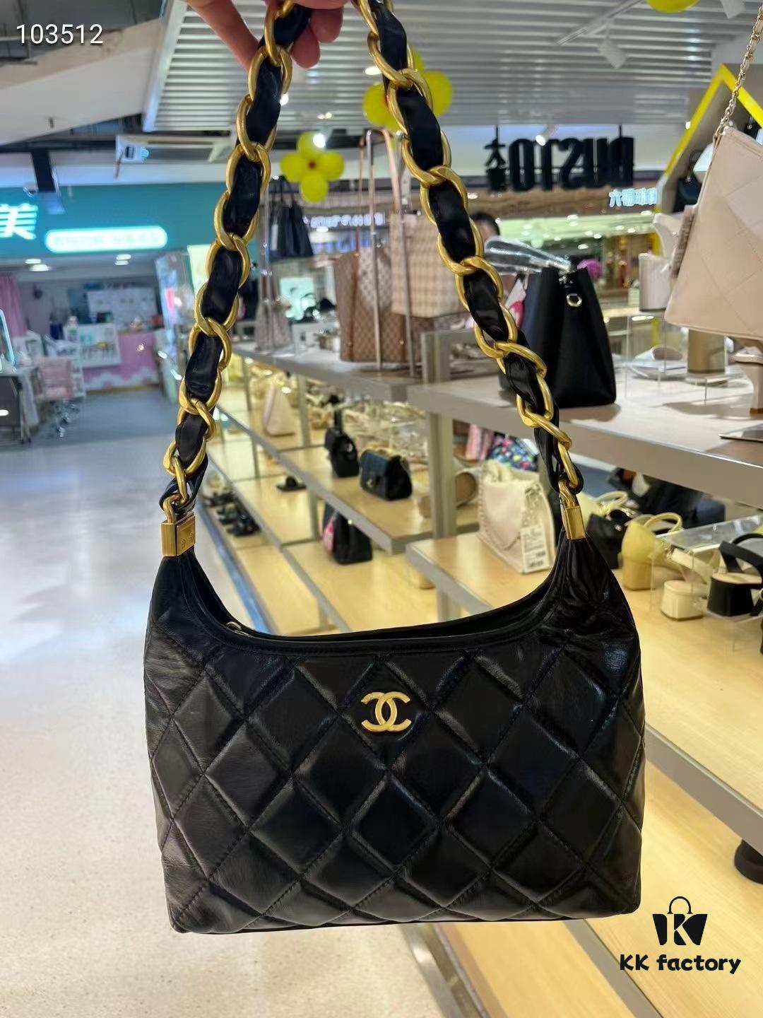 693064326e68136f4d9a4434 CHANEL 24A Large Hobo Bag in Wax Leather – In Stock Now