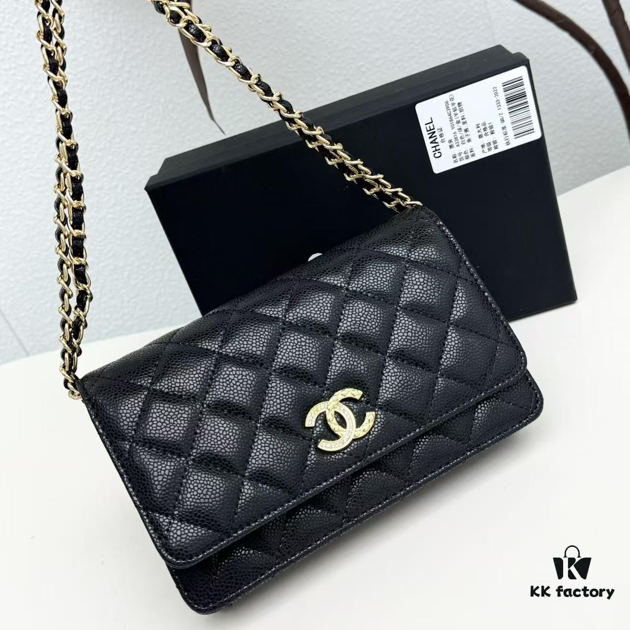 6930643d6e68136f4d9a4441 Chanel CF Series Caviar Cowhide Smooth Lambskin Classic WOC Bag - New Color Arrival