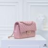 693064486e68136f4d9a444b CHANEL Lambskin Classic Crossbody Bag with Red Lining, Summer Collection, Original Hardware, Size: 25.5*16*6.5