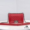 693064546e68136f4d9a445d Chanel Genuine Lambskin Handbag with Original Hardware - Premium Quality, Full Lambskin with Thickened Electroplated Metal Fittings