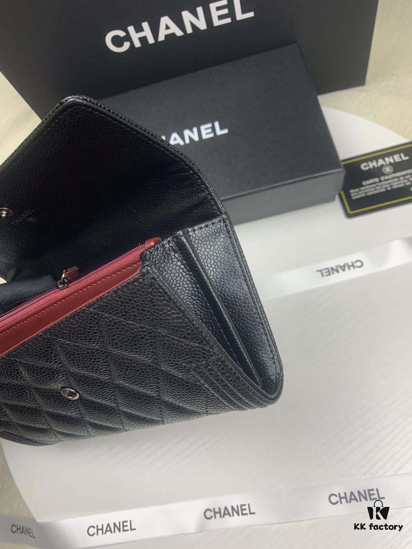 6930645a6e68136f4d9a4466 CHANEL Le Boy Long Wallet - Model A80286, Calfskin Leather with Hardware, Authentic Quality, Complete Packaging