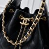 6930645c6e68136f4d9a4468 Upgraded Chanel 25C Style Hobo Bag in Quilted Calfskin - Vintage Hip Bag, Small Bucket Tote with Retro Gold-Tone Buckle Drawstring, Diamond Quilting, Classic Chain Design